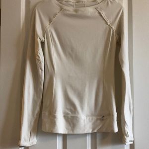Lululemon winter run longsleeve polar cream sz 6